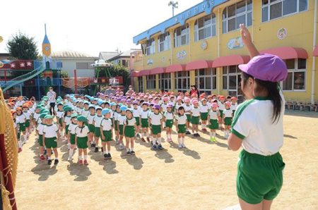 運動会のリハーサル