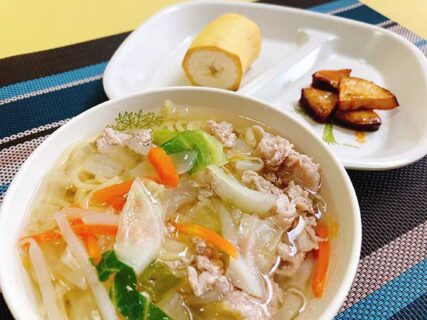 幼稚園でラーメン！